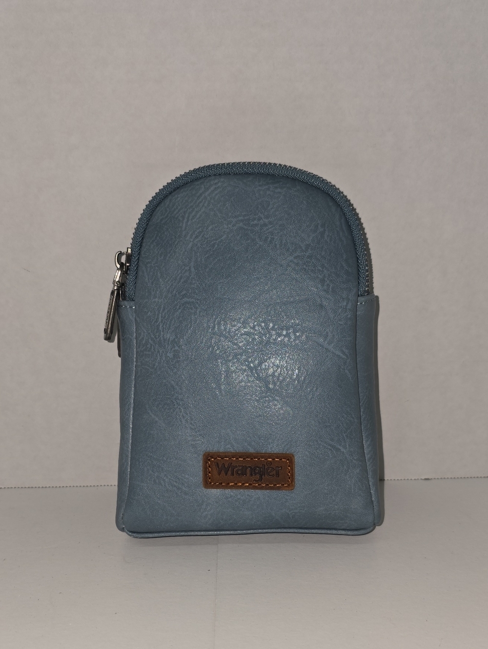 Wrangler Slate Blue Leatherette Sling Bag NWT